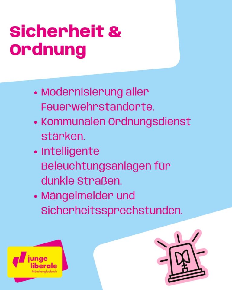 Sicherheit und Ordnung
